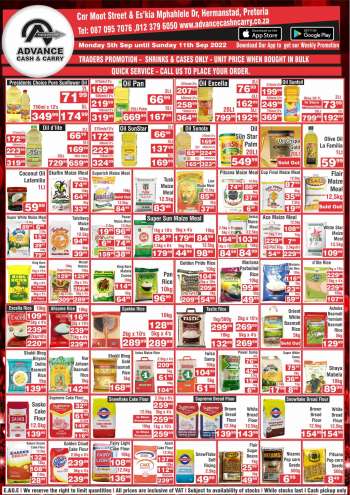 Advance Cash & Carry catalogue  - 05/09/2022 - 11/09/2022.