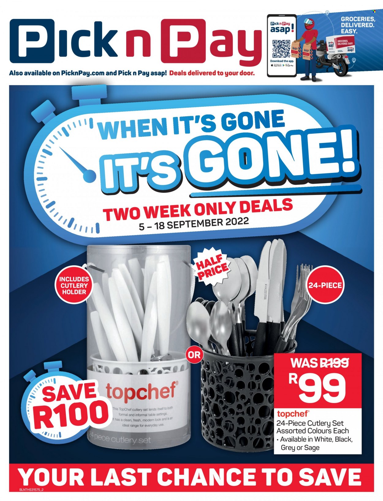 Pick n Pay specials - 05/09/2022 - 18/09/2022. Page 1