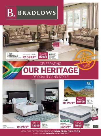 Bradlows catalogue  - 05/09/2022 - 09/10/2022.