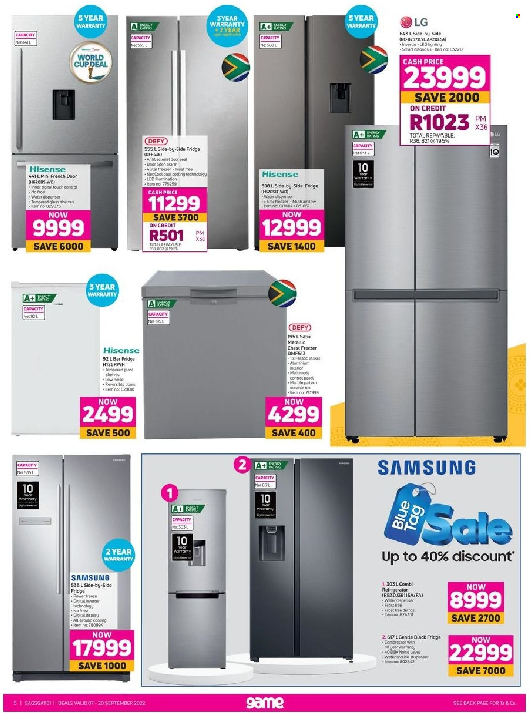 Game specials - 07/09/2022 - 20/09/2022. Page 5