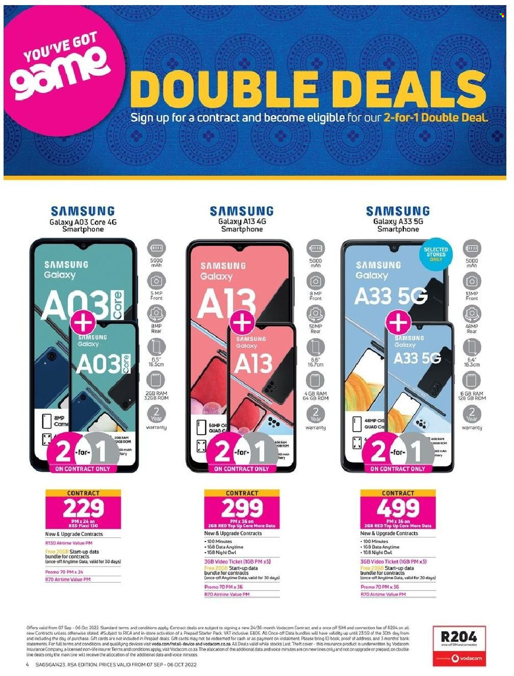 Game specials - 07/09/2022 - 06/10/2022. Page 4