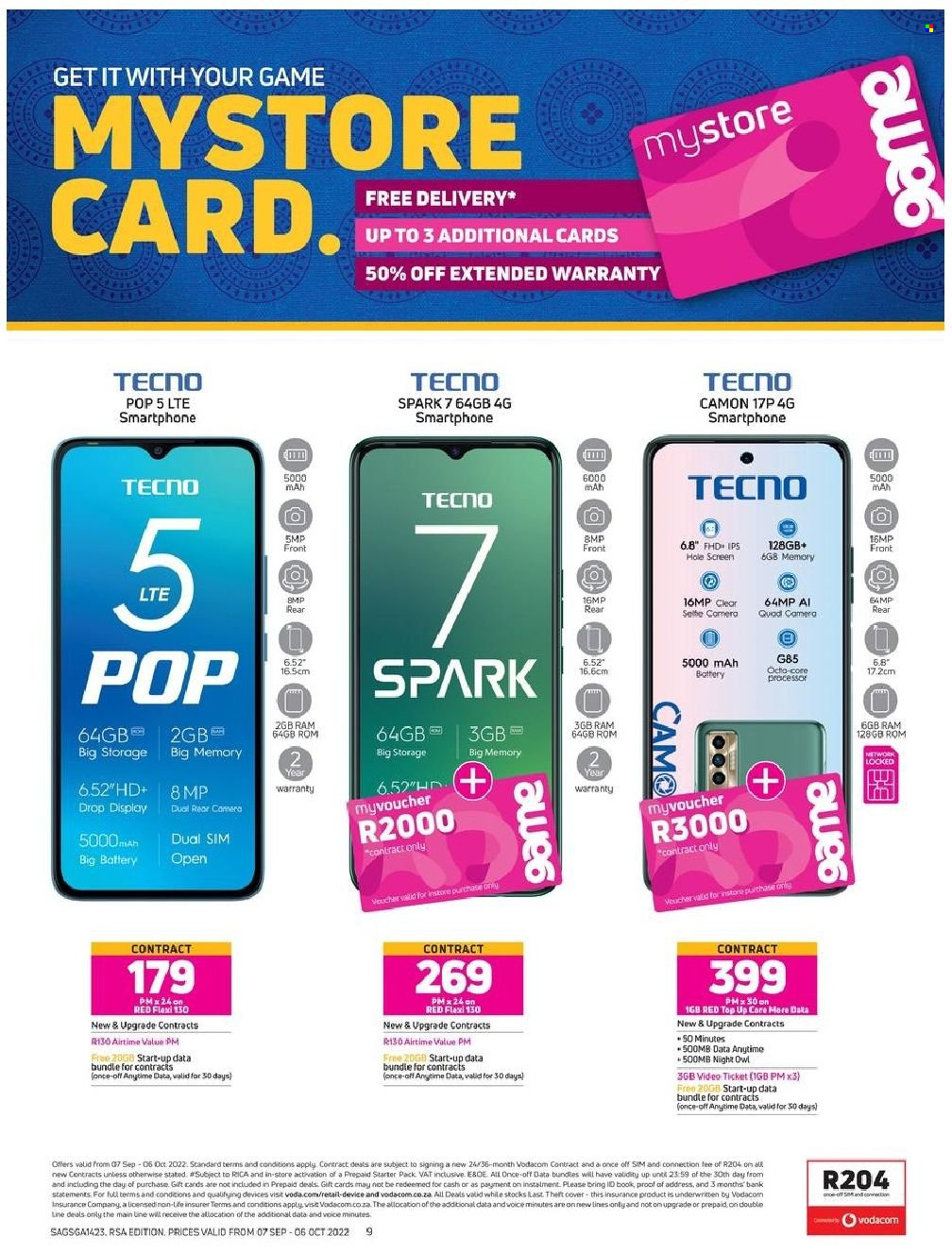 Game specials - 07/09/2022 - 06/10/2022. Page 9