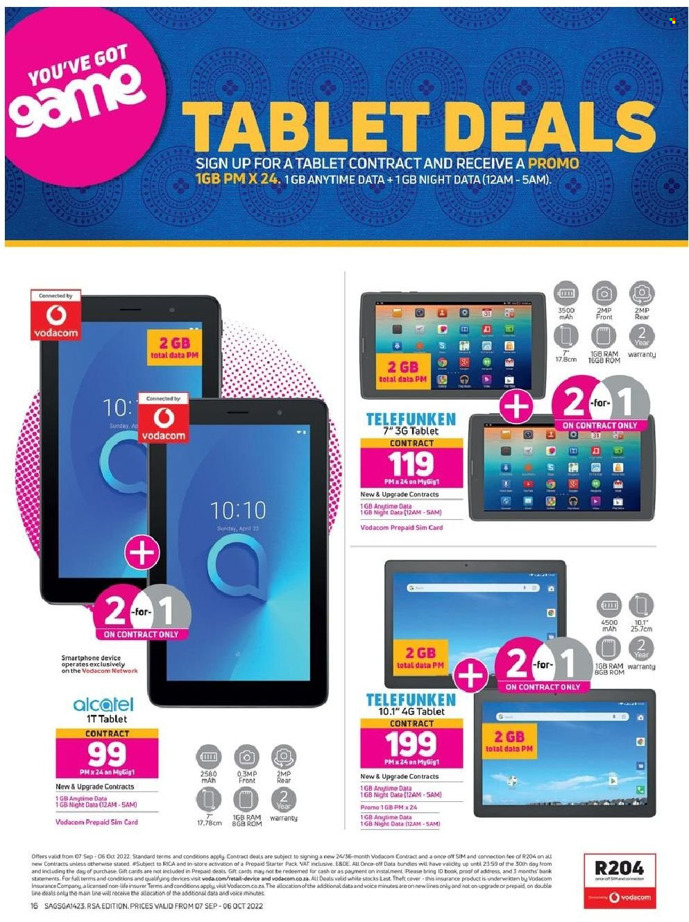 Game specials - 07/09/2022 - 06/10/2022. Page 16