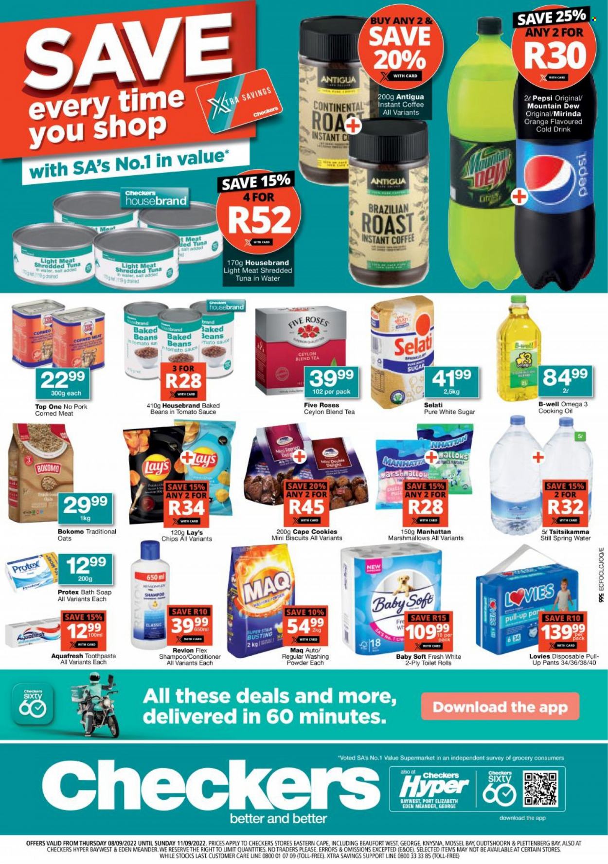 Checkers specials - 08/09/2022 - 11/09/2022. Page 1