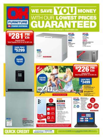 OK Furniture catalogue  - 08/09/2022 - 18/09/2022.