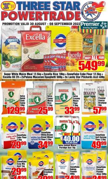 Three Star Cash and Carry catalogue  - 30/08/2022 - 08/09/2022.