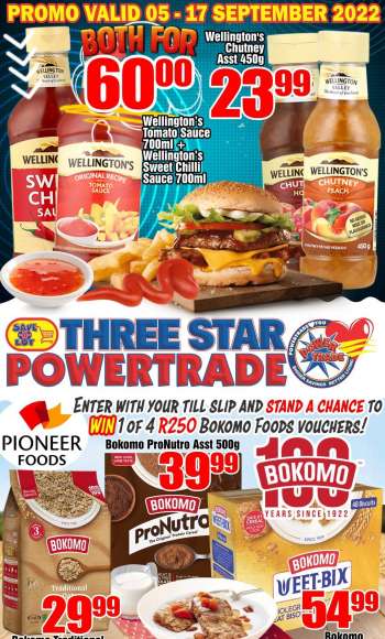 Three Star Cash and Carry catalogue  - 05/09/2022 - 17/09/2022.