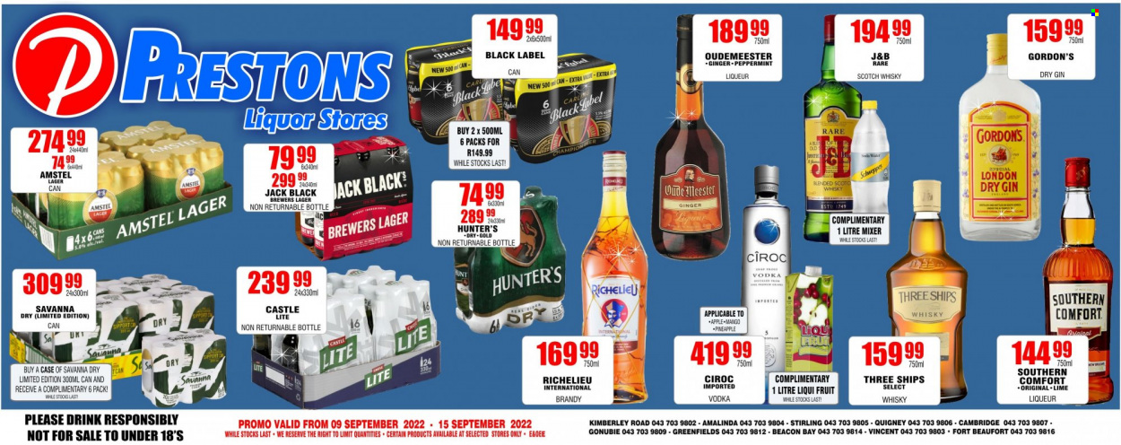 Prestons Liquor Stores specials - 09/09/2022 - 15/09/2022. Page 1