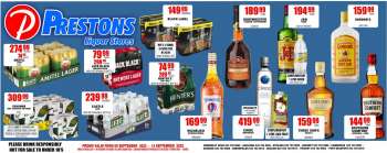 Prestons Liquor Stores catalogue  - 09/09/2022 - 15/09/2022.