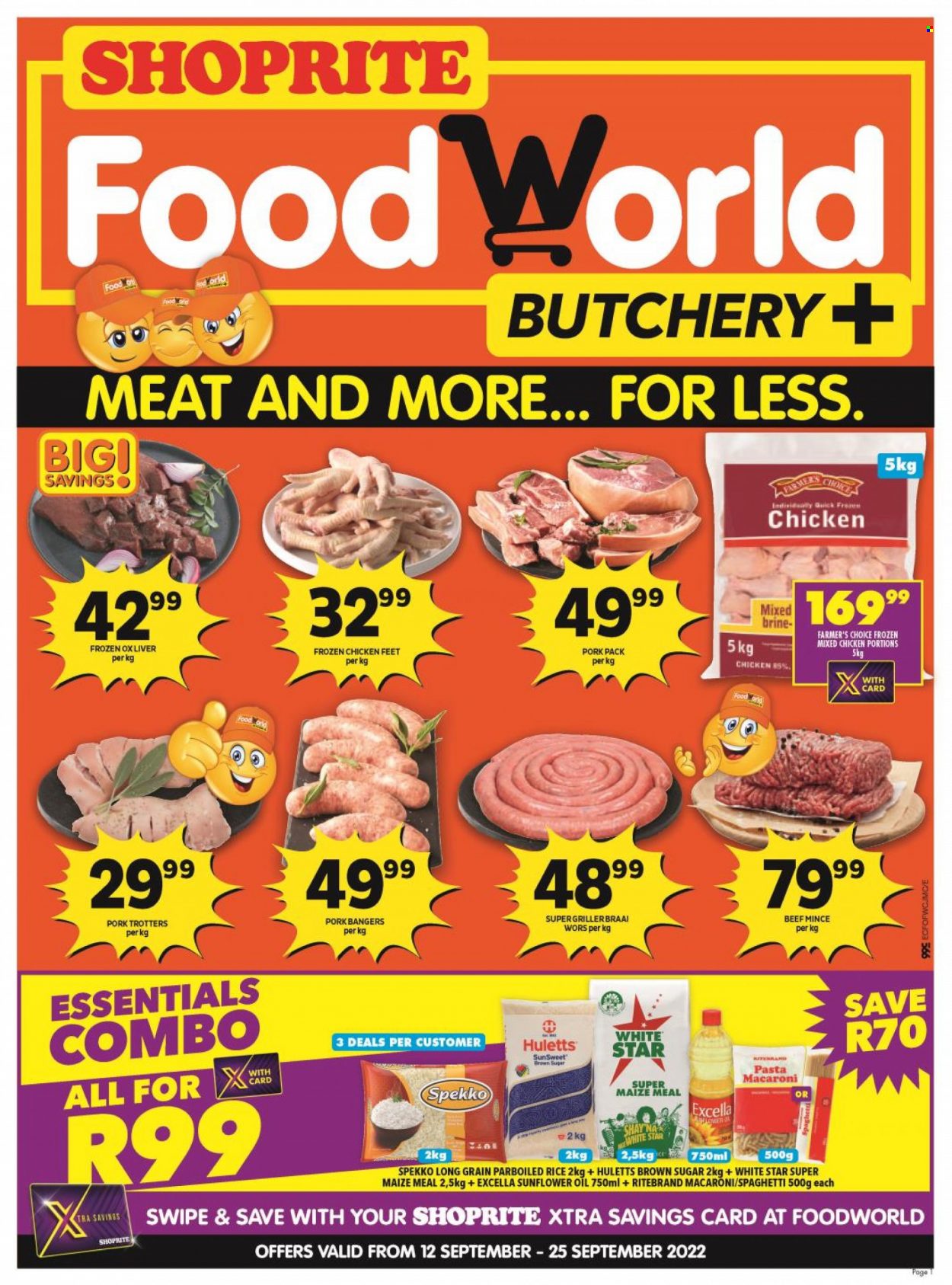 Checkers specials - 12/09/2022 - 25/09/2022. Page 1