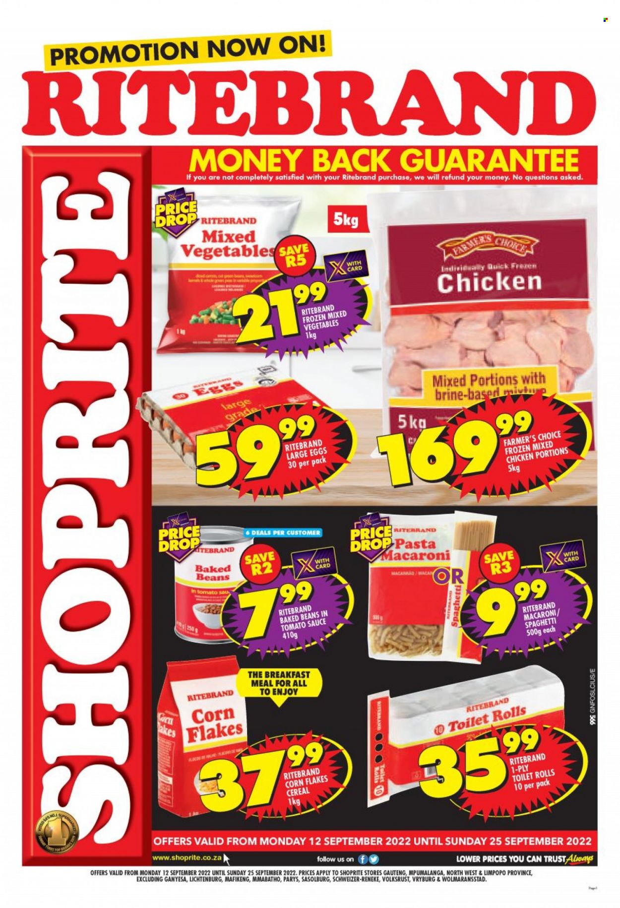 Shoprite specials - 12/09/2022 - 25/09/2022. Page 1