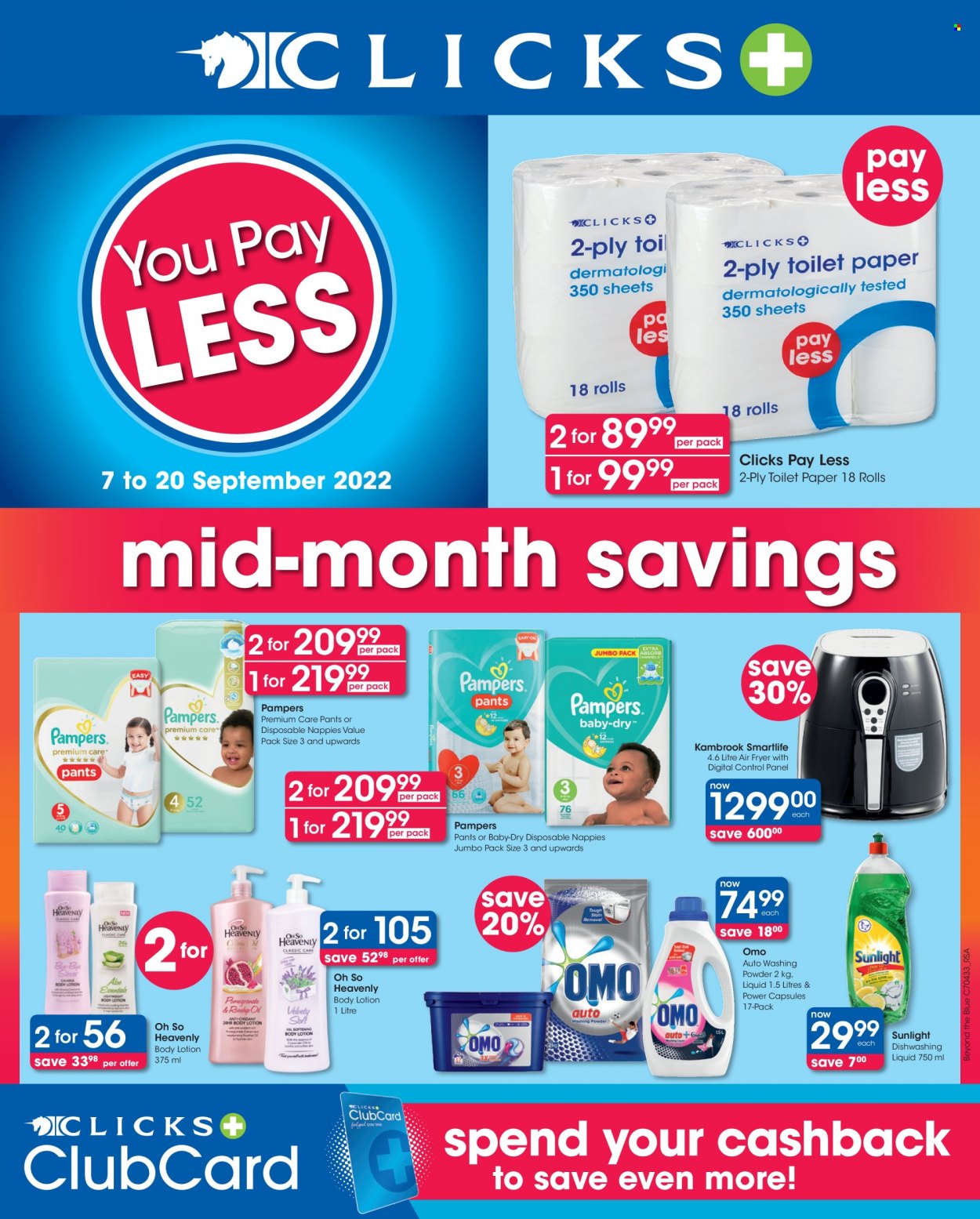 Clicks specials - 07/09/2022 - 20/09/2022. Page 1