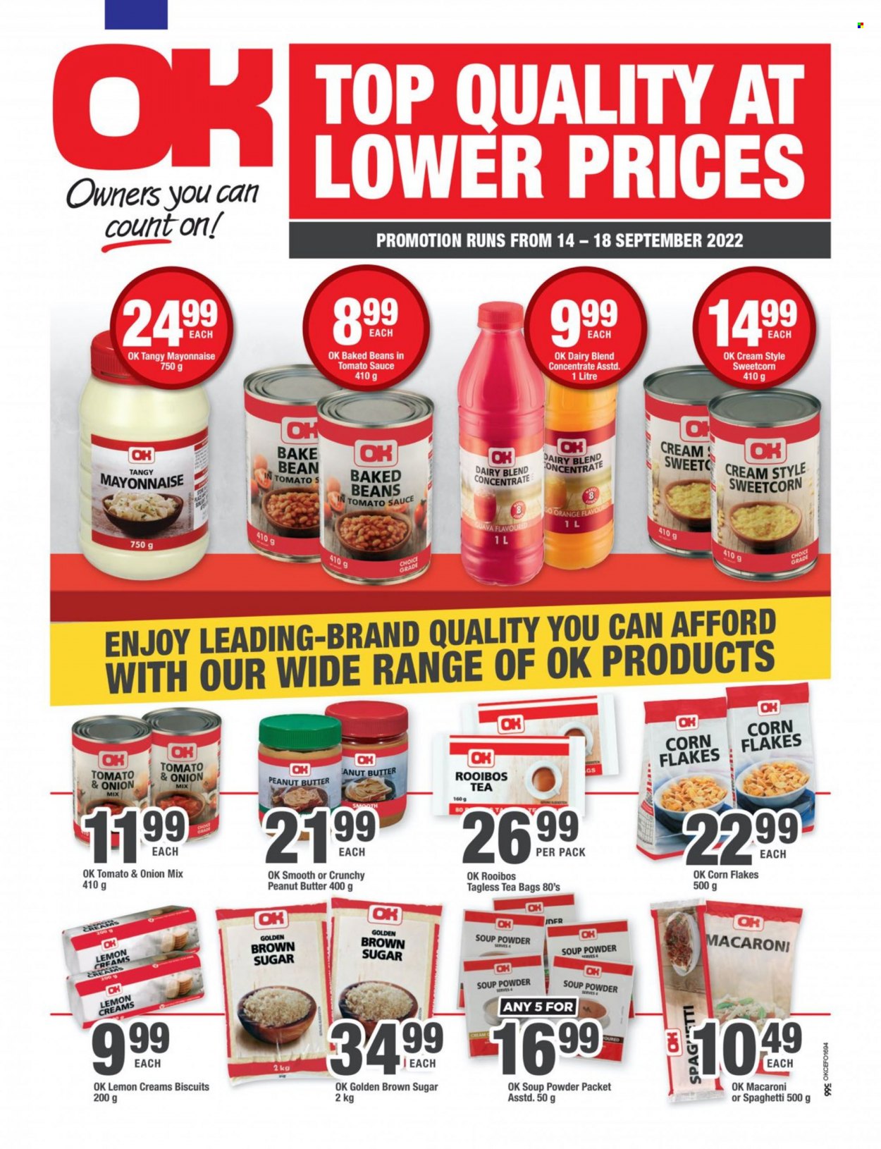 OK Foods specials - 14/09/2022 - 18/09/2022. Page 1