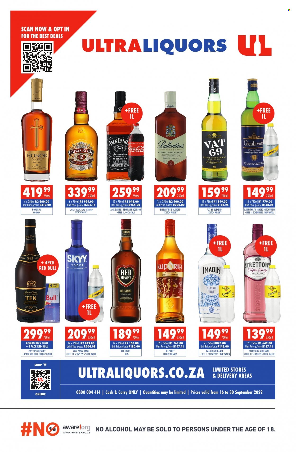 Ultra Liquors specials - 16/09/2022 - 30/09/2022. Page 1