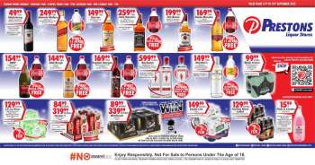 Prestons Liquor Stores catalogue  - 15/09/2022 - 18/09/2022.