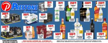 Prestons Liquor Stores catalogue  - 16/09/2022 - 22/09/2022.