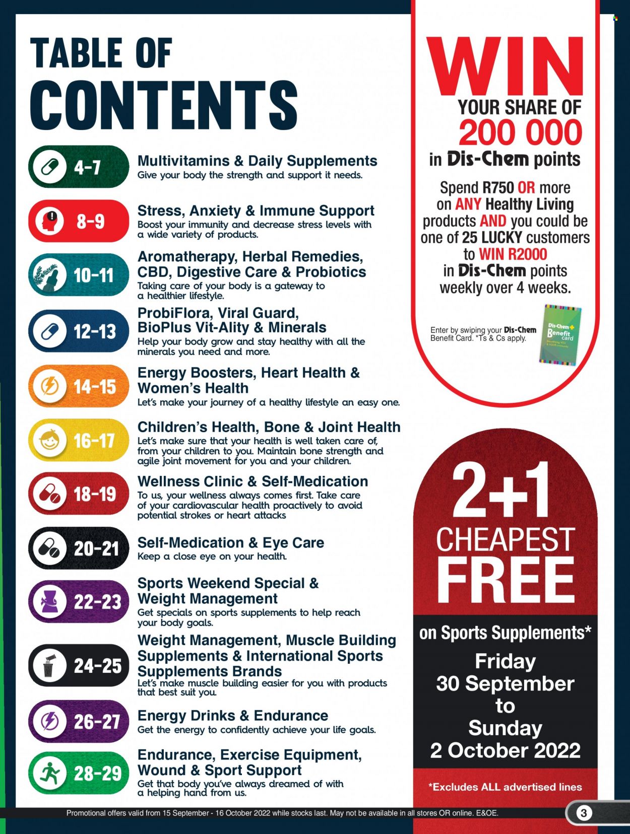 Dis-Chem specials - 15/09/2022 - 16/10/2022. Page 3