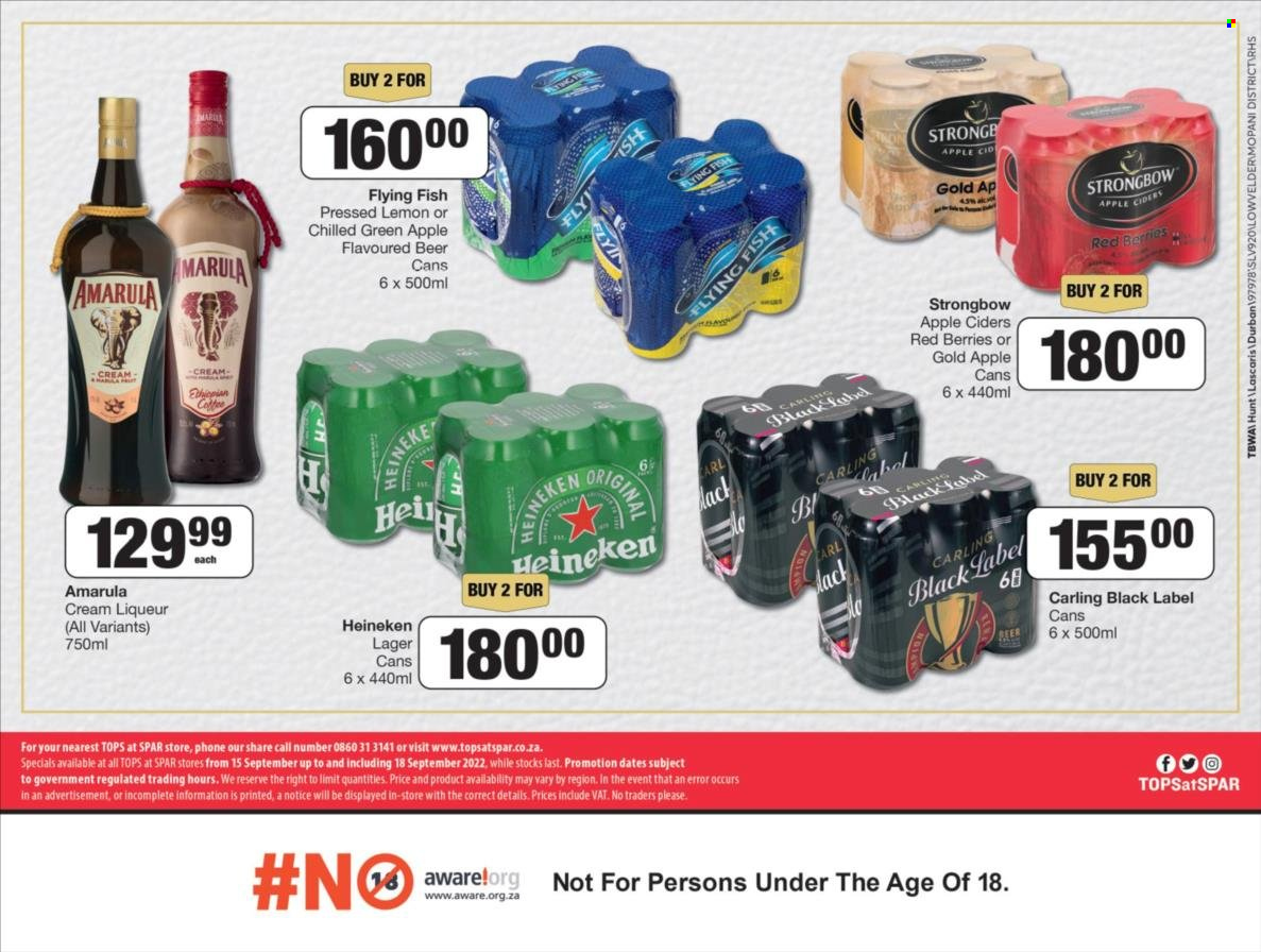 TOPS at SPAR specials - 15/09/2022 - 18/09/2022. Page 2