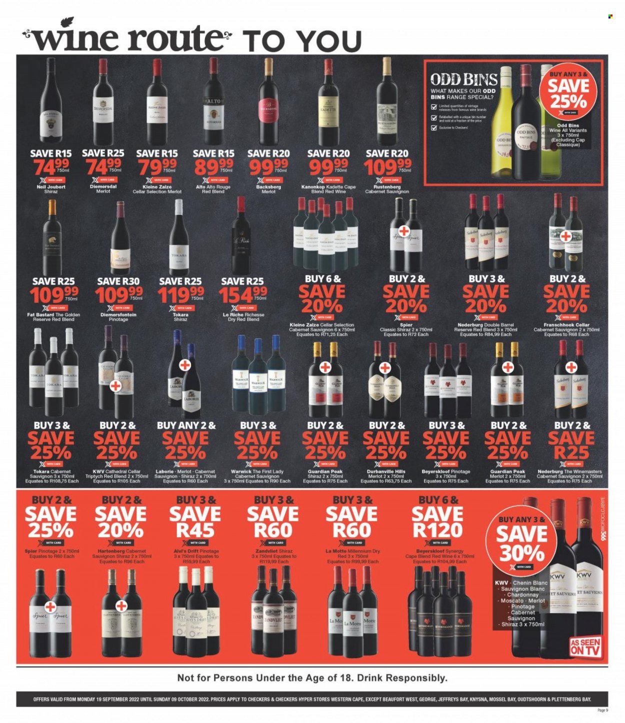 Checkers specials - 19/09/2022 - 09/10/2022. Page 9