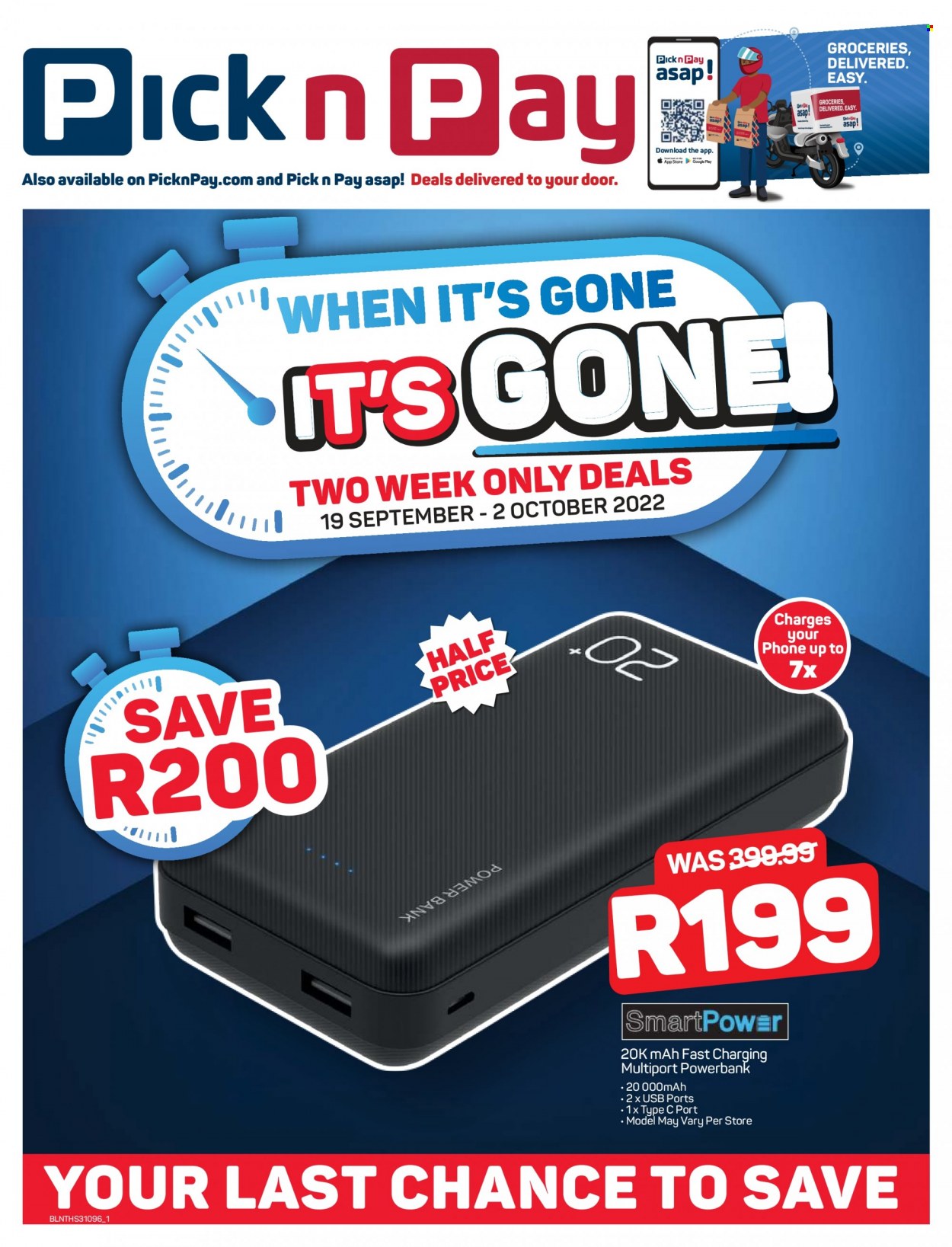 Pick n Pay specials - 19/09/2022 - 02/10/2022. Page 1