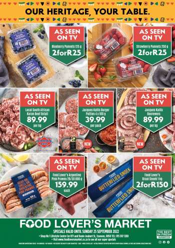 Food Lover's Market catalogue  - 19/09/2022 - 25/09/2022.