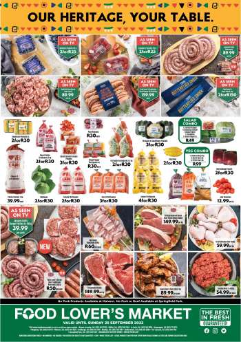 Food Lover's Market catalogue  - 20/09/2022 - 25/09/2022.