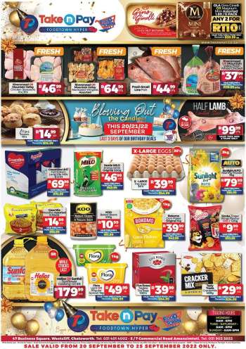 Take n Pay catalogue  - 20/09/2022 - 25/09/2022.