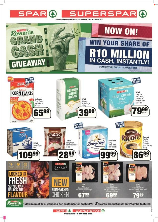 SPAR specials - 20/09/2022 - 02/10/2022. Page 1