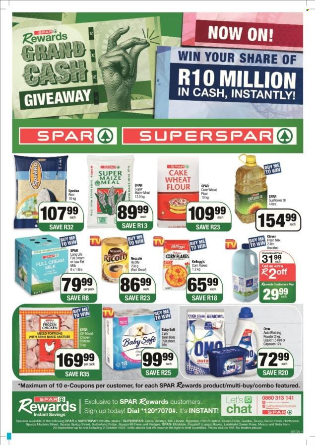 SPAR specials - 20/09/2022 - 02/10/2022. Page 1