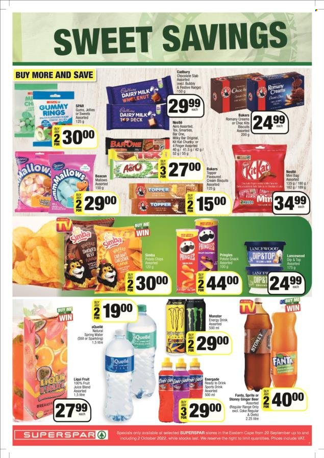 SPAR specials - 20/09/2022 - 02/10/2022. Page 7