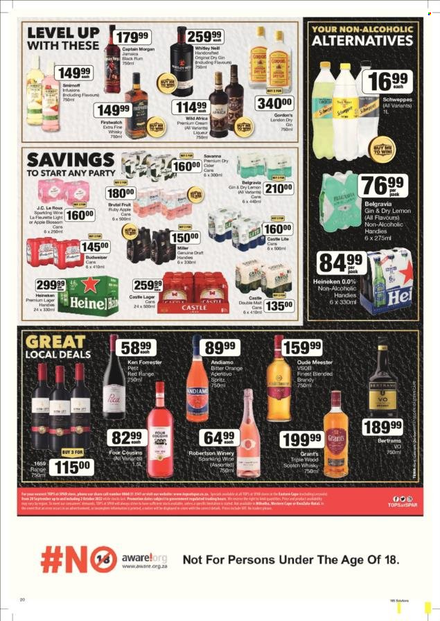 SPAR specials - 20/09/2022 - 02/10/2022. Page 20