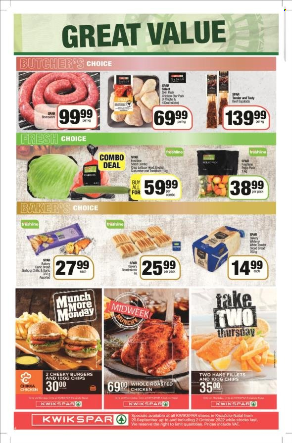 SPAR specials - 20/09/2022 - 02/10/2022. Page 4