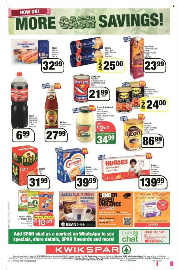 SPAR specials - 20/09/2022 - 02/10/2022. Page 8