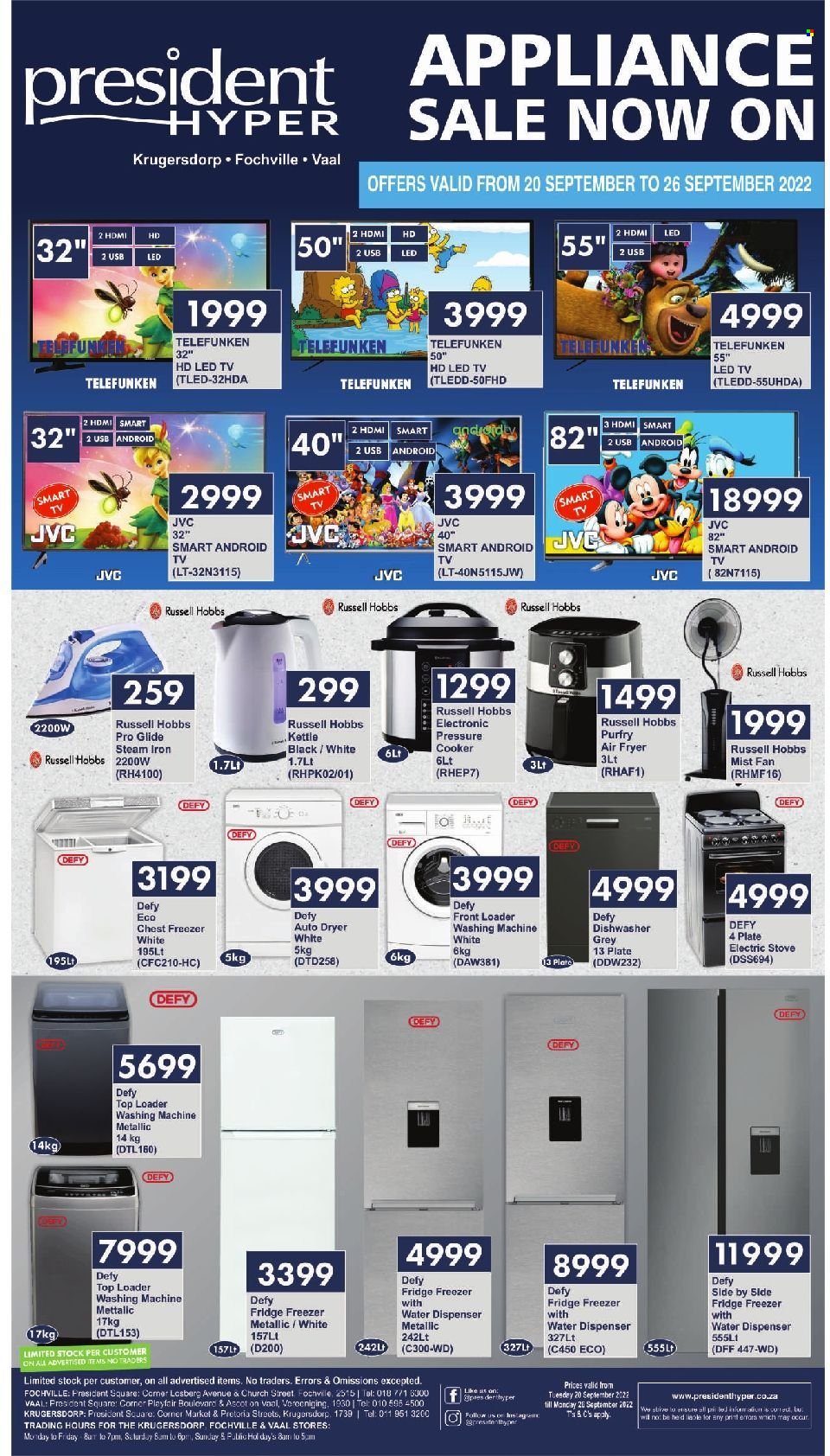 President Hyper specials - 20/09/2022 - 26/09/2022. Page 1