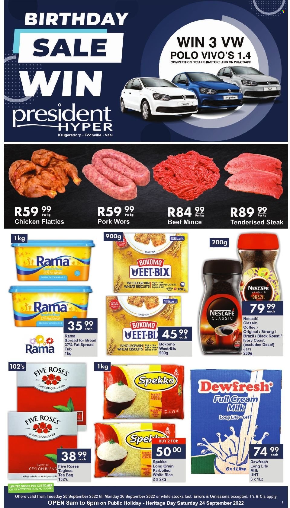 President Hyper specials - 20/09/2022 - 26/09/2022. Page 1