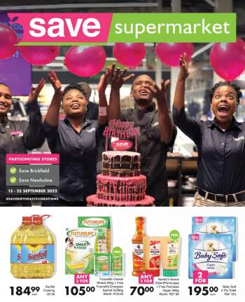 Save supermarket catalogue  - 15/09/2022 - 25/09/2022.