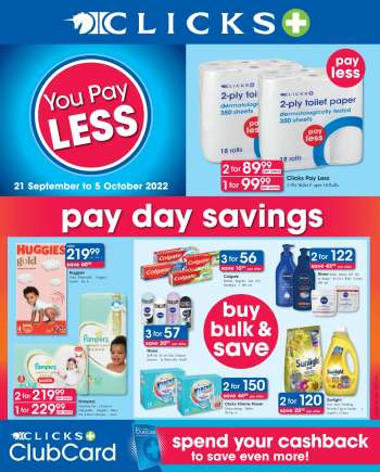 Clicks catalogue  - 21/09/2022 - 05/10/2022.