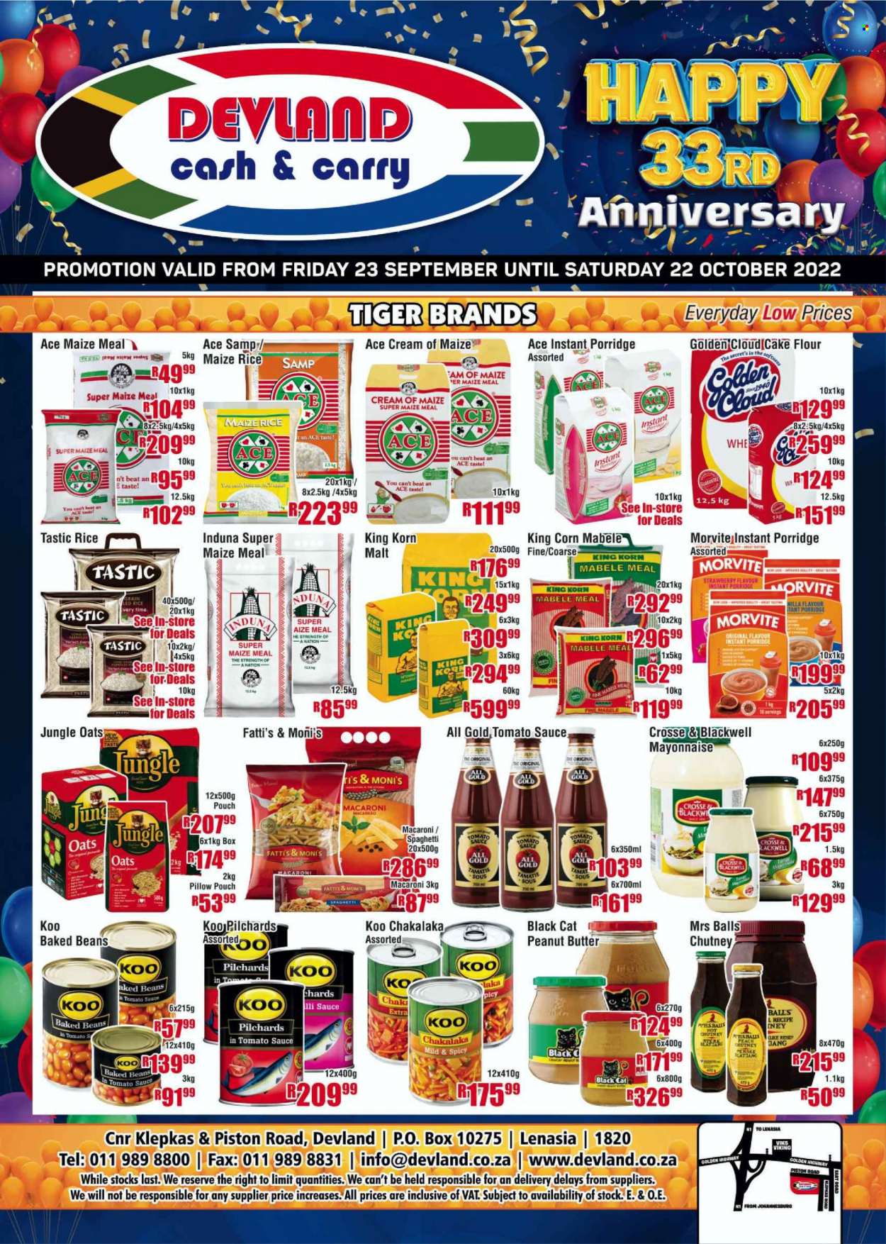 Devland specials - 23/09/2022 - 22/10/2022. Page 1