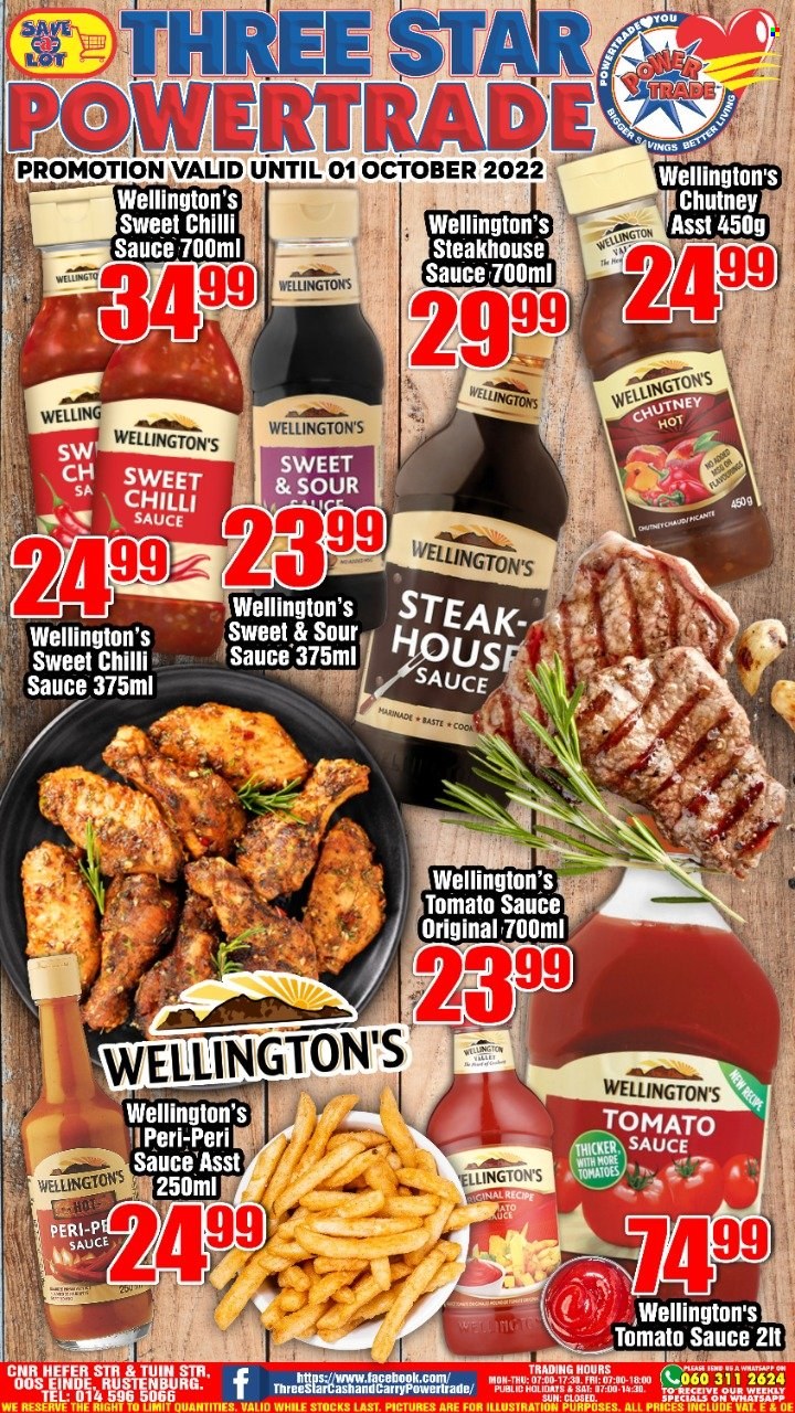 Three Star Cash and Carry specials - 22/09/2022 - 01/10/2022. Page 1