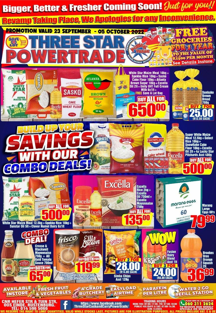 Three Star Cash and Carry specials - 23/09/2022 - 05/10/2022. Page 1
