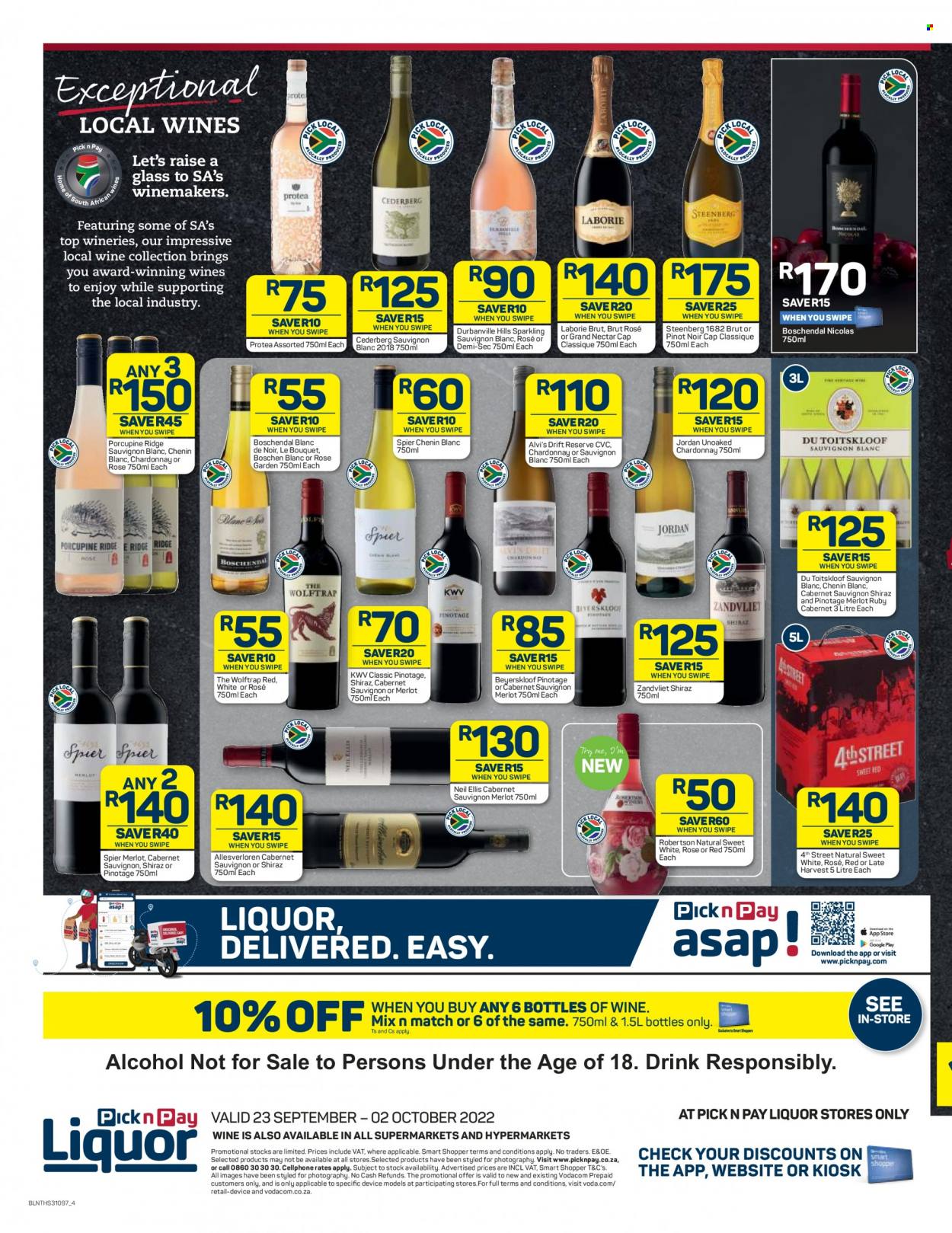 Pick n Pay Liquor specials - 23/09/2022 - 02/10/2022. Page 4