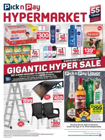 Pick n Pay Hypermarket catalogue  - 24/09/2022 - 26/09/2022.