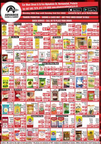 Advance Cash & Carry catalogue  - 26/09/2022 - 02/10/2022.