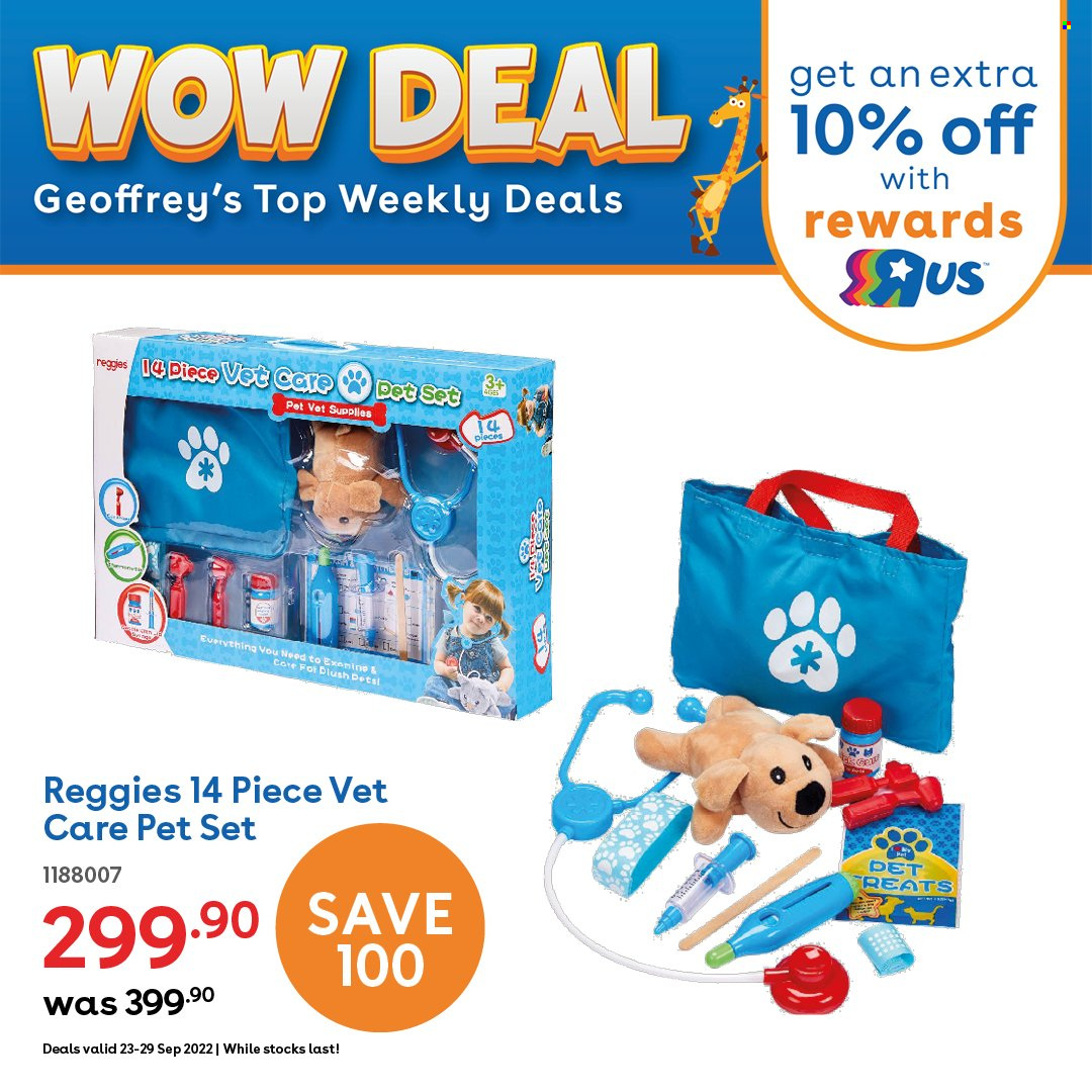 Toys R Us specials - 23/09/2022 - 29/09/2022. Page 1