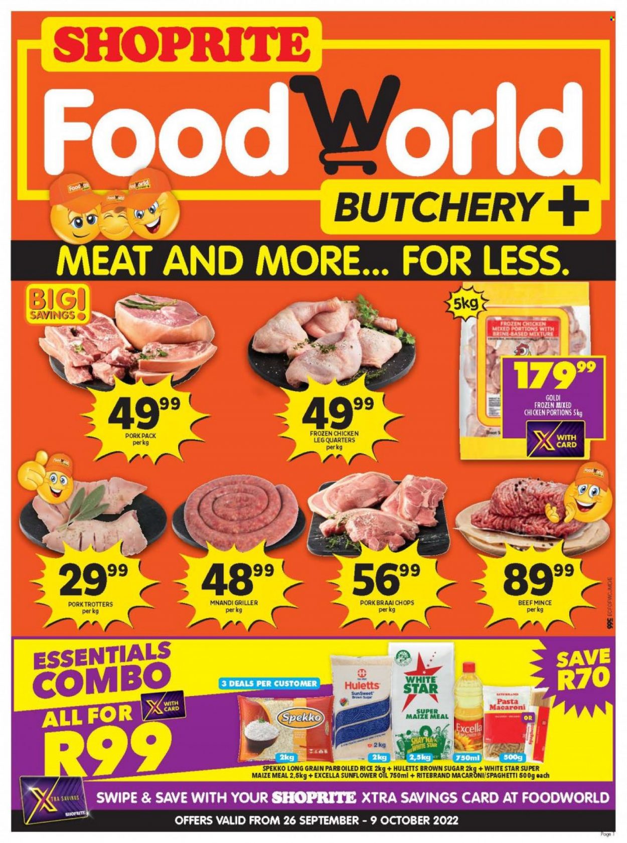 Shoprite specials - 26/09/2022 - 09/10/2022. Page 1