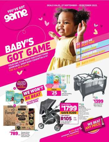 Game catalogue  - 27/09/2022 - 25/10/2022.