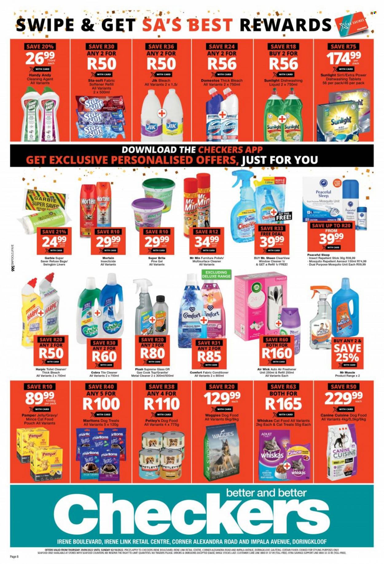 Checkers specials - 29/09/2022 - 02/10/2022. Page 8