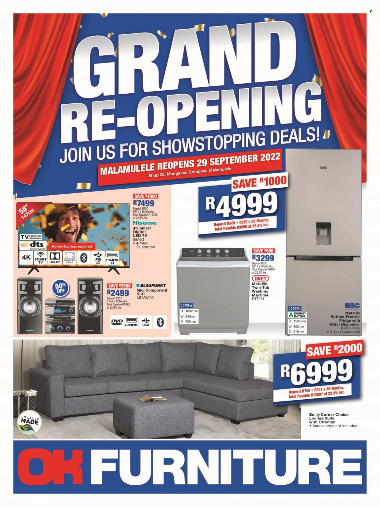 OK Furniture specials. Page 1