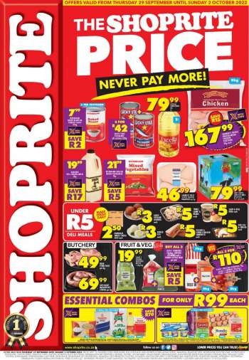 Shoprite catalogue  - 29/09/2022 - 02/10/2022.