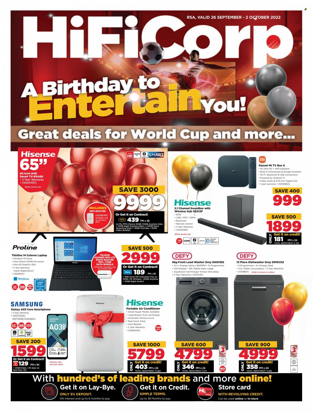 HiFi Corp specials - 26/09/2022 - 02/10/2022. Page 1